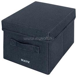 LEITZ Fabric doboz, szövet borítású, S méret (sötétszürke) LEITZ_61460089 small