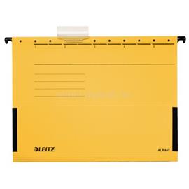 LEITZ Függőmappa, oldalvédelemmel, karton, A4, "Alpha", sárga LEITZ_19860115 small