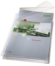 LEITZ Genotherm, lefűzhető, A4, 170 mikron, narancsos felület, 20 mm, behajtható fül, "Jumbo" LEITZ_47573003 small