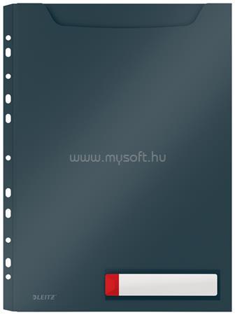 LEITZ Genotherm, lefűzhető, A4 maxi, "Cosy Privacy", bársonyszürke