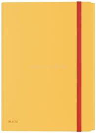 LEITZ Gumis mappa, extra tasakkal, PP, A4, "Cosy" melegsárga LEITZ_46190019 small