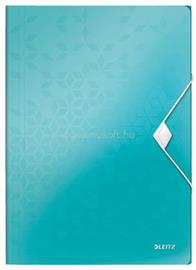 LEITZ Gumis mappa, PP, A4, "Wow", jégkék LEITZ_45990051 small