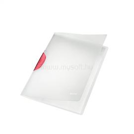 LEITZ Gyorsfűző, klipes, PP, A4, "ColorClip Magic", piros LEITZ_41740025 small