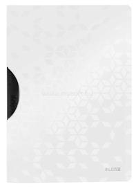 LEITZ Gyorsfűző, klipes, PP, A4, "Wow ColorClip", fehér LEITZ_41850001 small