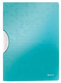 LEITZ Gyorsfűző, klipes, PP, A4, "Wow ColorClip" jégkék LEITZ_41850051 small