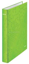 LEITZ Gyűrűs könyv, 2 gyűrű, D alakú, 40 mm, A4 Maxi, karton, "Wow", zöld LEITZ_42410054 small