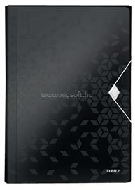 LEITZ Harmonikamappa, A4, PP, 6 rekeszes, "Wow", fekete LEITZ_45890095 small