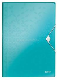 LEITZ Harmonikamappa, A4, PP, 6 rekeszes, "Wow", jégkék LEITZ_45890051 small