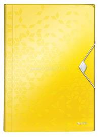LEITZ Harmonikamappa, A4, PP, 6 rekeszes, "Wow", sárga LEITZ_45890016 small