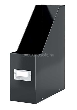 LEITZ Iratpapucs, PP/karton, 95 mm, "Click&Store", fekete