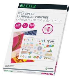 LEITZ Meleglamináló fólia, 125 mikron, A4, fényes, "iLam" LEITZ_74300002 small