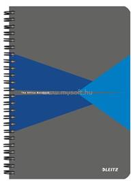 LEITZ Office spirálfüzet, A5, kockás, 90 lap, PP borító (szürke-kék) LEITZ_44980035 small