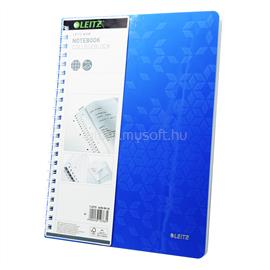 LEITZ Spirálfüzet A4, 80lap kockás Wow kék LEITZ_35636 small