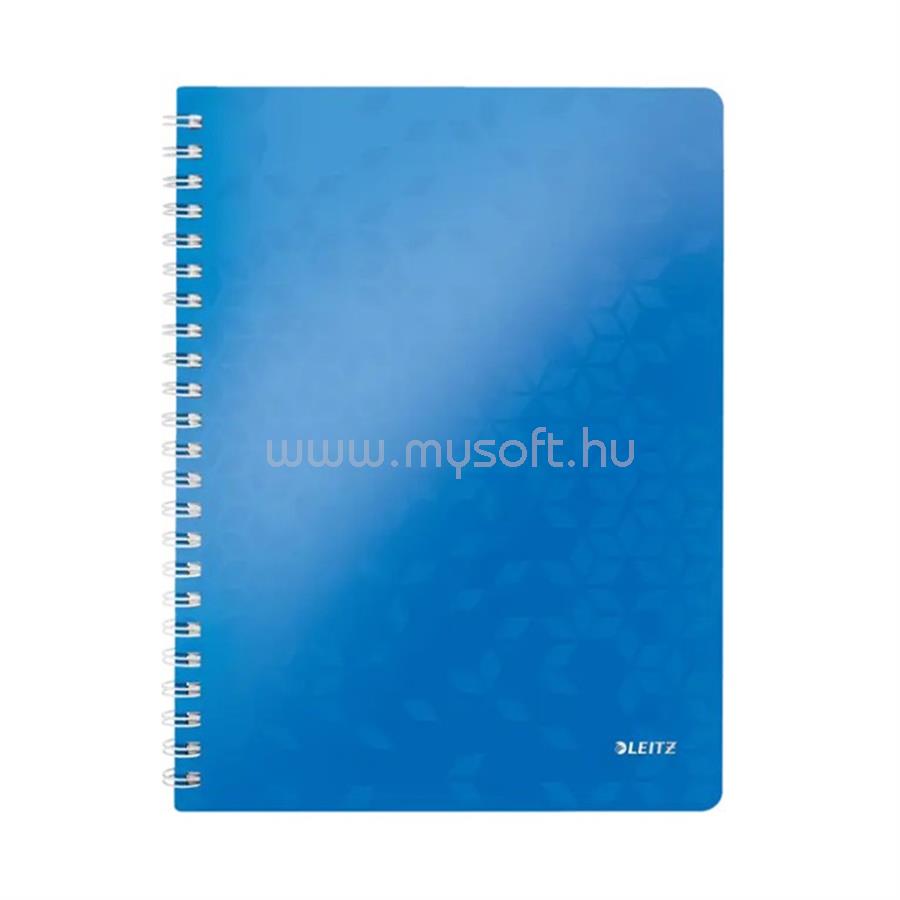 LEITZ Spirálfüzet A4 vonalas Wow 4637 kék