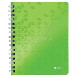 LEITZ Wow A5 80lapos kockás zöld spirálfüzet LEITZ_46410054 small