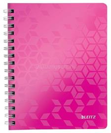 LEITZ Wow spirálfüzet, A5, kockás, 80 lap (rózsaszín) LEITZ_46410023 small