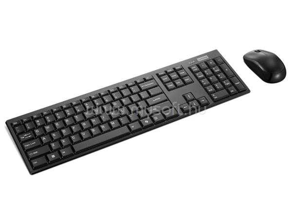 LENOVO 100 vezeték nélküli billentyűzet + egér amerikai angol lokalizáció (fekete)