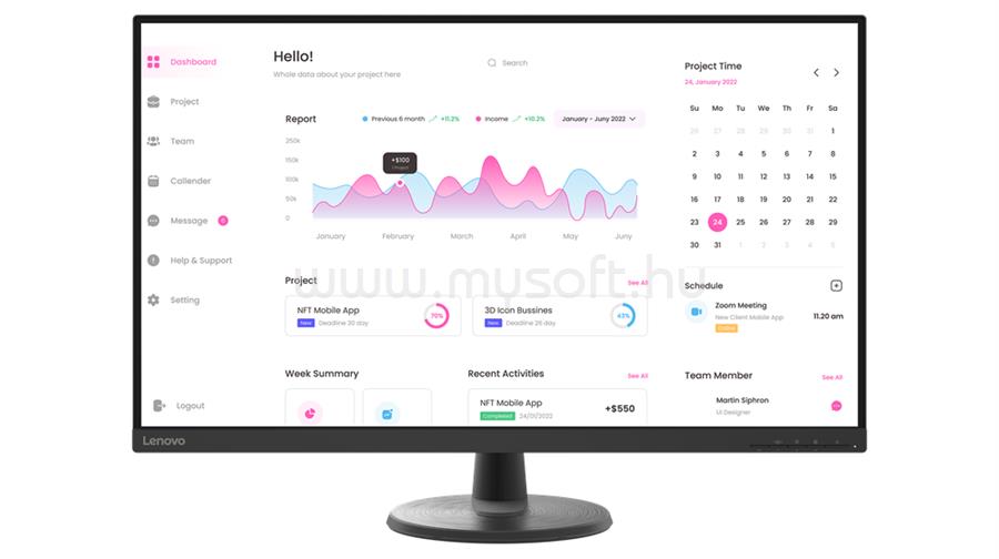 LENOVO D32-45 Monitor