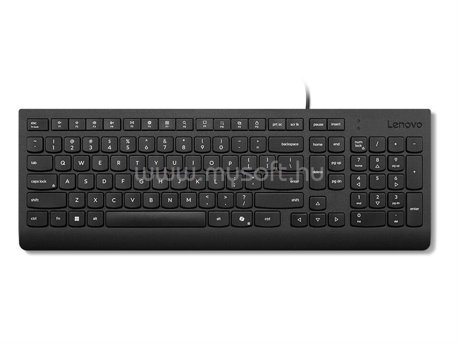 LENOVO Essential Wired vezetékes billentyűzet (magyar, fekete)