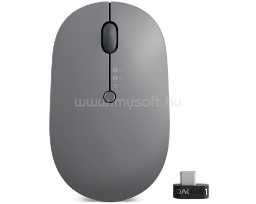 LENOVO Go Multi-Device vezeték nélküli egér (szürke)