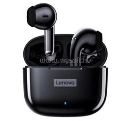LENOVO LP40 bluetooth fülhallgató SZTEREO v5.1, zajszűrő + töltőtok, FEKETE LP40_UPGRADED_B small