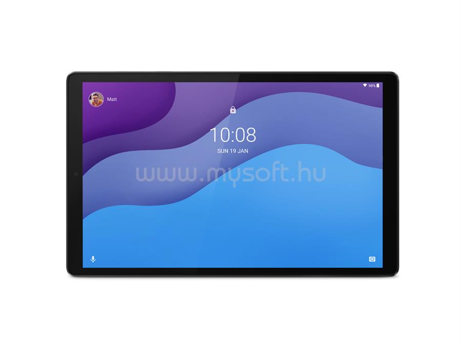 LENOVO Tab M10 HD 2nd Gen (TB-X306X), 10,1" 1280x800 64GB Wi-Fi 4G LTE, tokkal (Iron Grey)