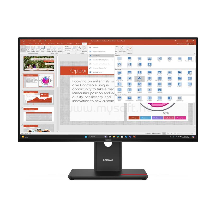 LENOVO ThinkVision T27-40 Monitor