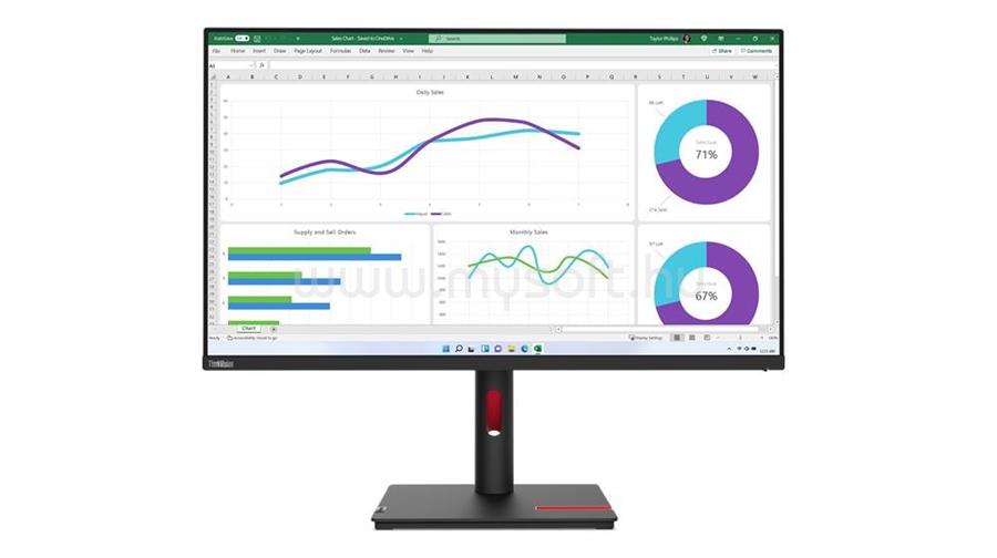LENOVO ThinkVision T32h-30 Monitor