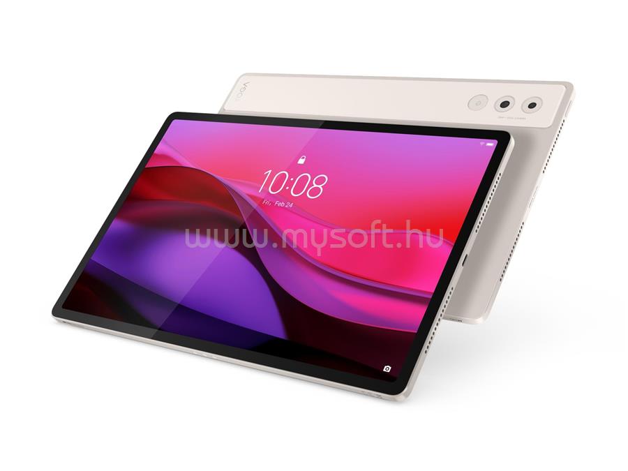 LENOVO YOGA Tab Plus (TB520FU), 12.7" 2944x1840 16GB 256GB Wi-Fi (Seashell) + toll és magyar billentyűzet