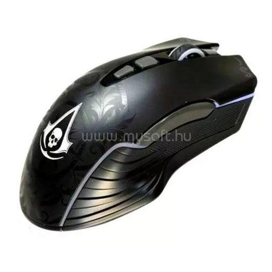 LEXIP BLACK FLAG RESYNCED TATOO WIRELESS MOUSE