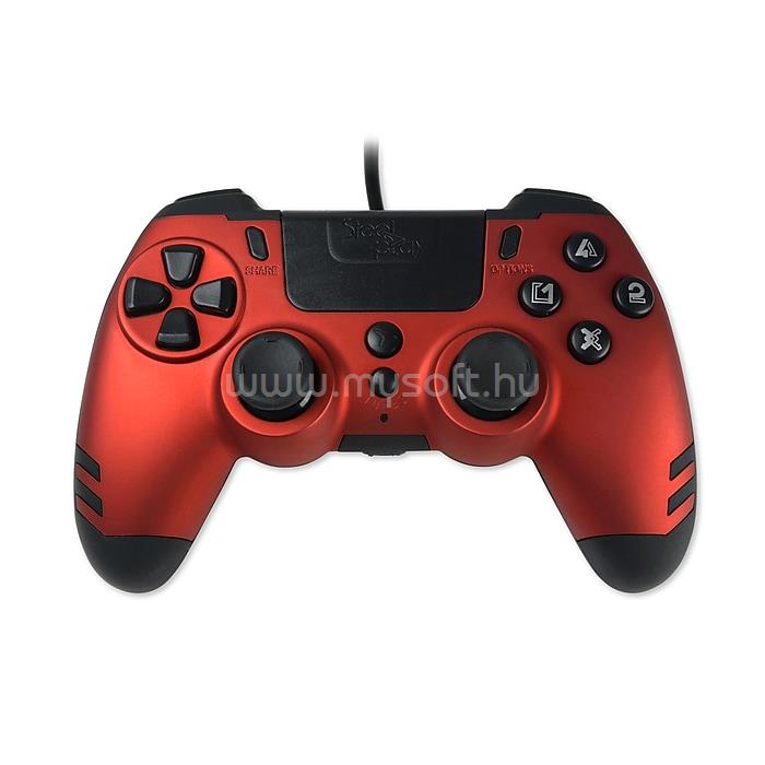 LEXIP X STEELPLAY Slim Pack Wired Controller Ruby Red Multi