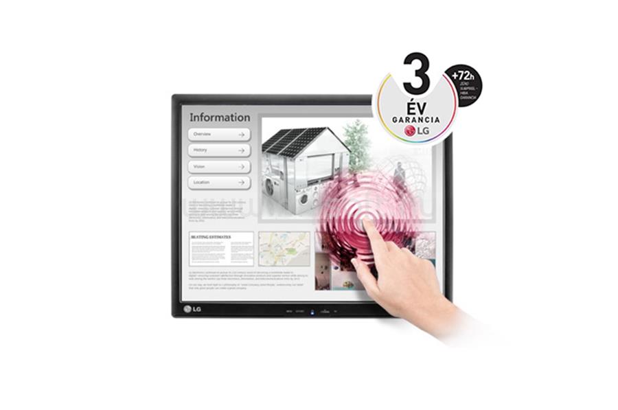 LG 17MB15TP-B érintőképernyős üzleti Monitor