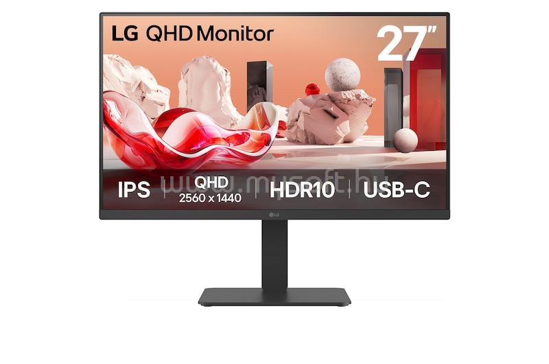 LG 27BA65QB-B Monitor beépített hangszóróval