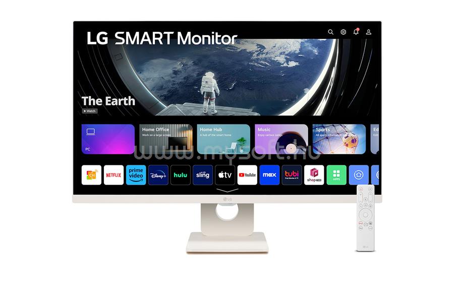 LG 27SR50F-W Smart monitor beépített hangszóróval