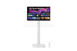 LG 32U889SA-W Smart érintőképernyős 4K Monitor beépített hangszóróval, guruló állvánnyal (fehér) 32U889SA-W small
