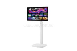 LG 32U889SA-W Smart érintőképernyős 4K Monitor beépített hangszóróval, guruló állvánnyal (fehér) 32U889SA-W small
