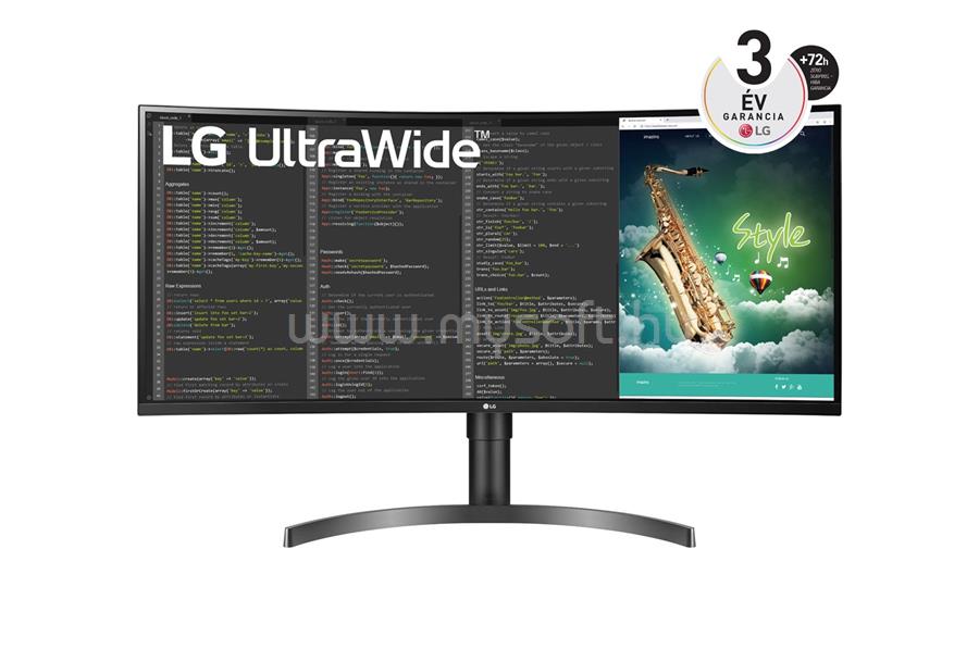 LG 35WN75CP-B ívelt Monitor
