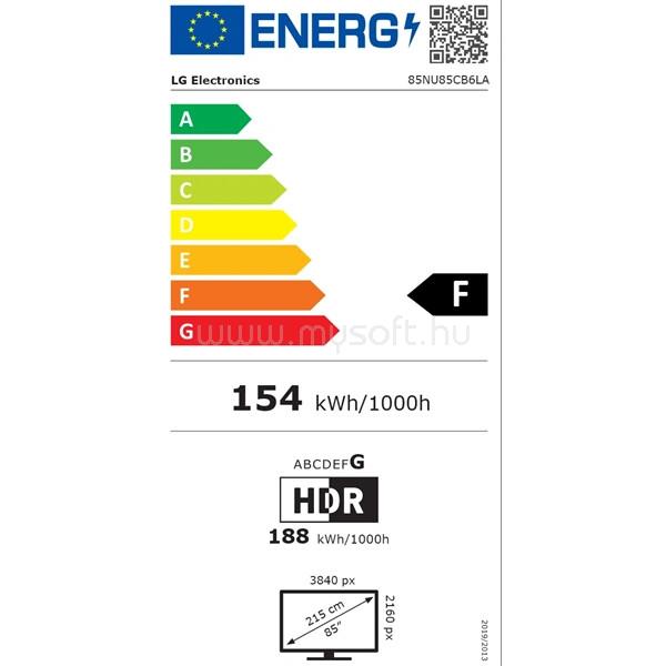 LG 85" 85NU85CB6LA 4K UHD Smart NanoCell LED TV