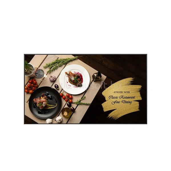 LG LG 24/7 Signage kijelző 75" 75UH5Q 3840x2160, 500cd/m2, HDMIx3/DisplayPort/RS-232C/RJ45/USBx2