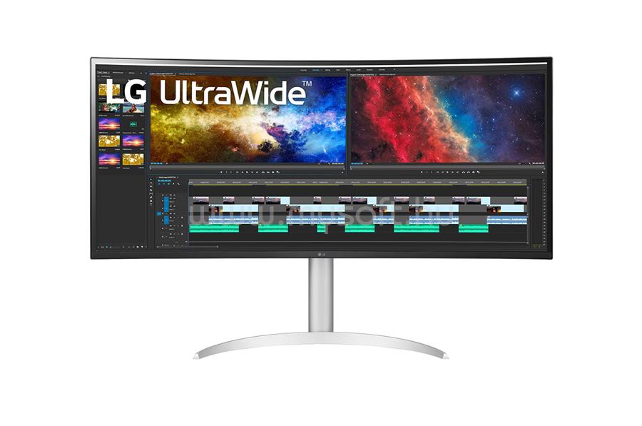 LG UltraWide 38WP85C-W ívelt Monitor beépített hangszóróval
