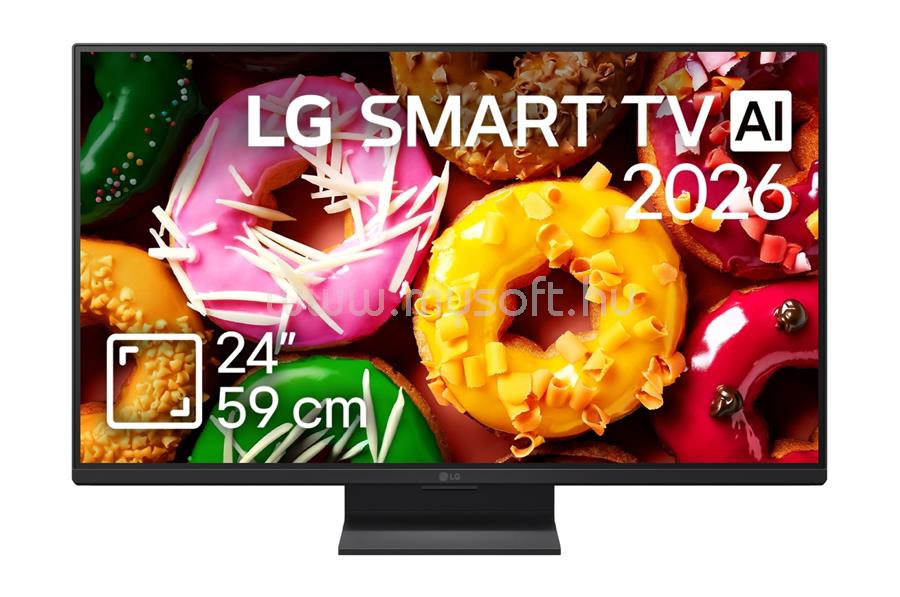 LG TV 24" FULL HD  AI SMART TV 2026,WEBOS, STREAMING,HDR10 PRO