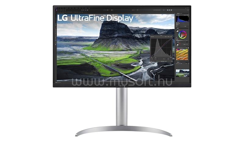 LG Ultrafine 27UQ850V-W 4K Monitor beépített hangszóróval (fehér)