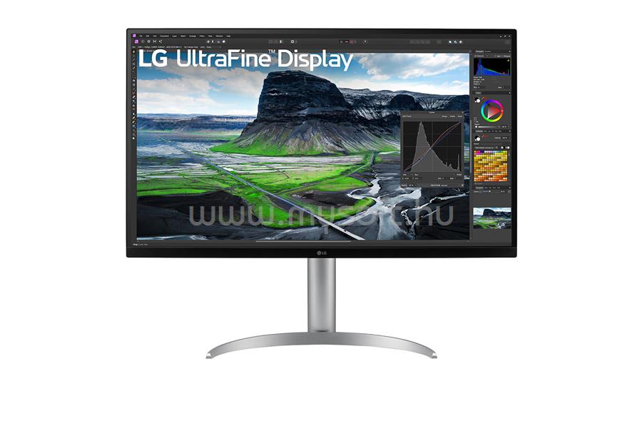 LG Ultrafine 32UQ85R-W 4K Monitor beépített hangszóróval