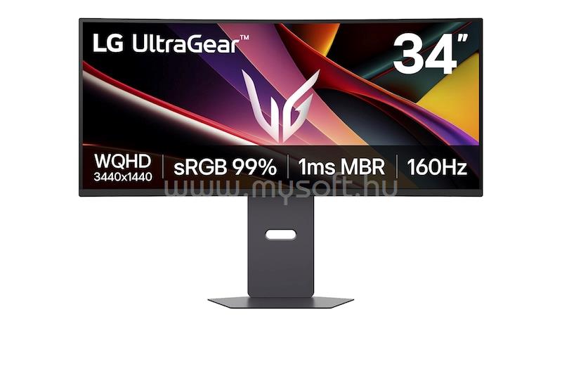LG Ultragear 34G600A-B ívelt Gaming Monitor beépített hangszóróval