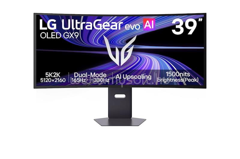LG Ultragear 39GX950B ívelt Gaming Dual-Mode 5K2K Monitor beépített hangszóróval