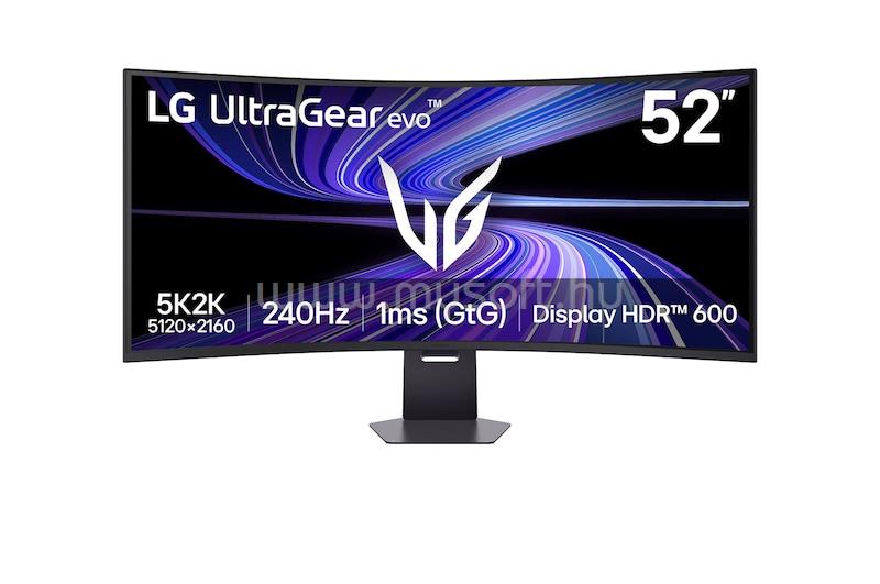 LG Ultragear 52G930B ívelt Gaming 5K2K Monitor beépített hangszóróval