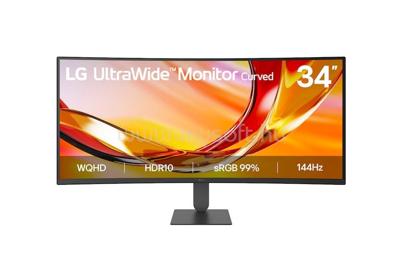 LG Ultrawide 34U620B-B ívelt Monitor