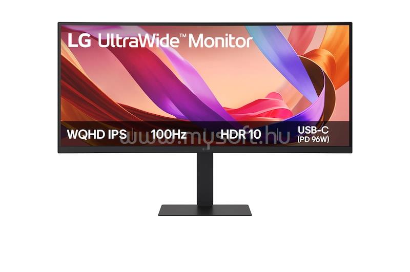 LG Ultrawide 34U650A-B ívelt Monitor beépített hangszóróval