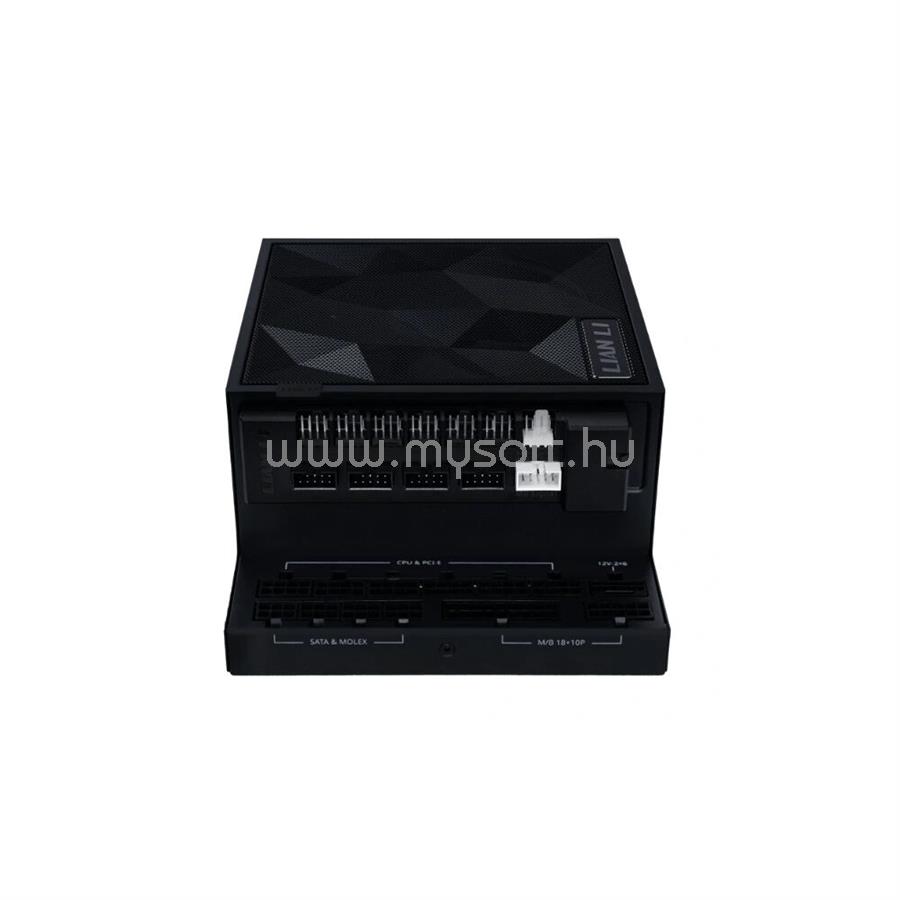 LIAN LI Edge Gold tápegység - L-alakú, teljesen moduláris, ATX3.1, PCIe5.1, 12V-2x6, 1200W, fekete