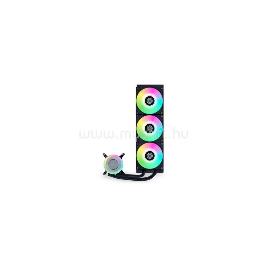 LIAN LI Galahad II Lite 360 RGB vízhűtés, fekete